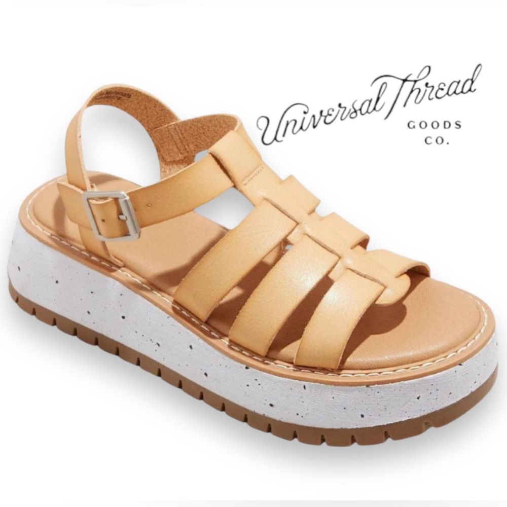 Nwt Universal Thread - Justine Platform Sandals - image 1